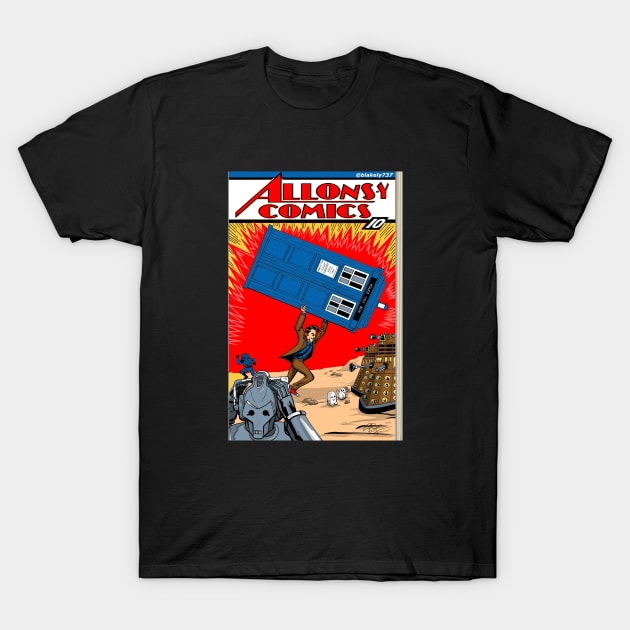 Allons-Y Comics T-Shirt by blakely737